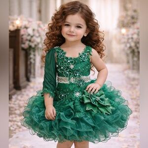 Girls cupcake pageant glitz princess birthday party dress.